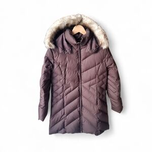 Weatherproof Chocolate Brown Winter Puffer Jacket Size M